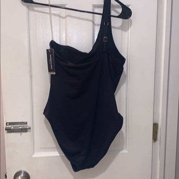 Brand New Kenneth Cole One Shoulder Swim Suit - Picture 3 of 5